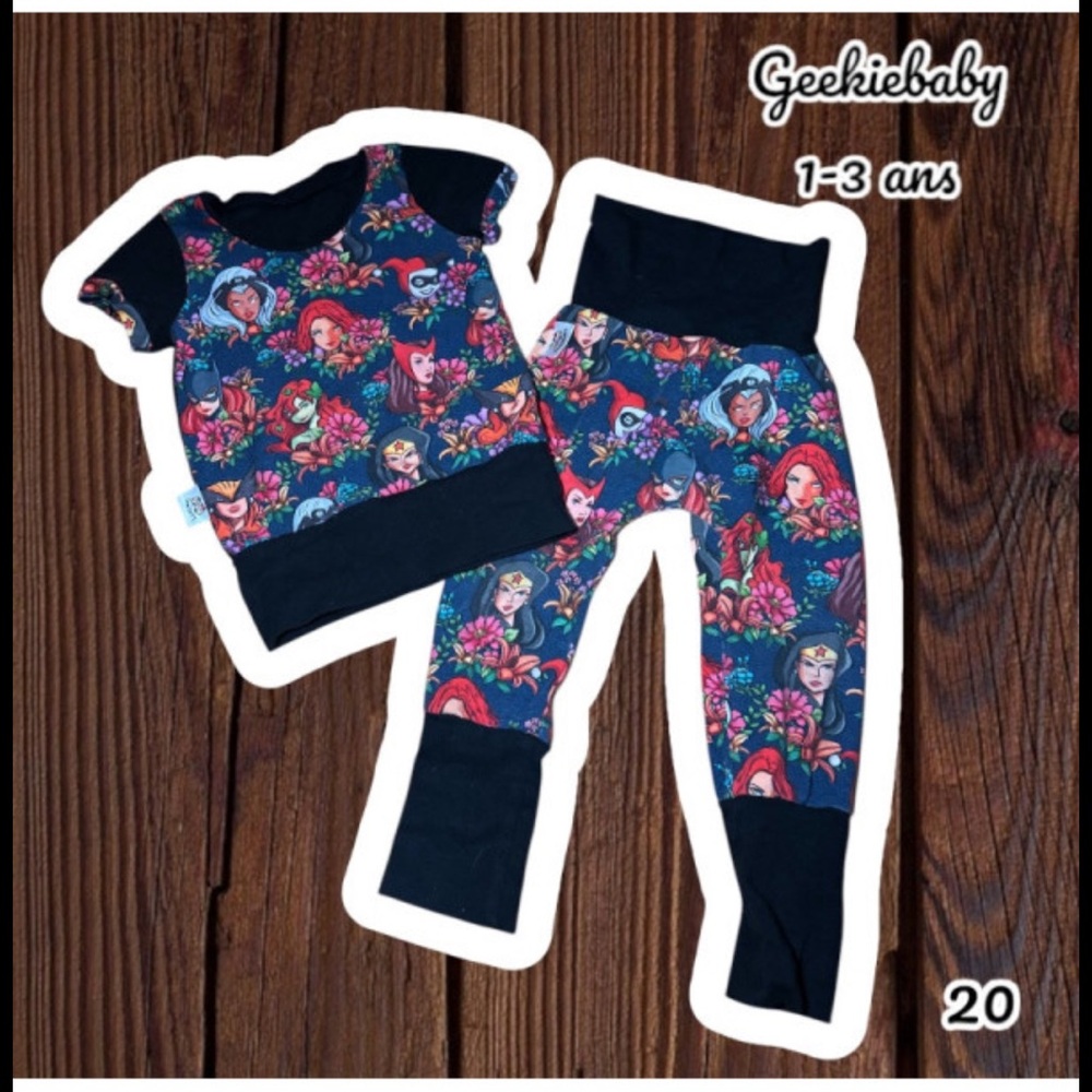 Kids Matching Set - Blue Floral